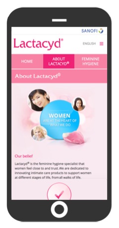 Sanofi – Lactacyd Global Website