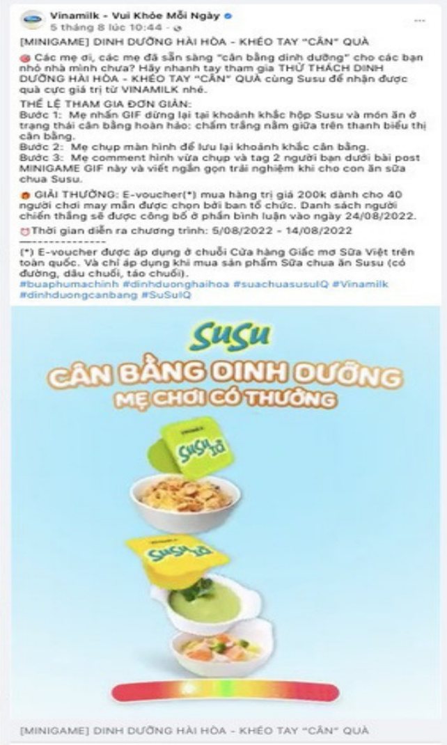 Vinamilk – Vinamilk Susu: A Snack That Matters